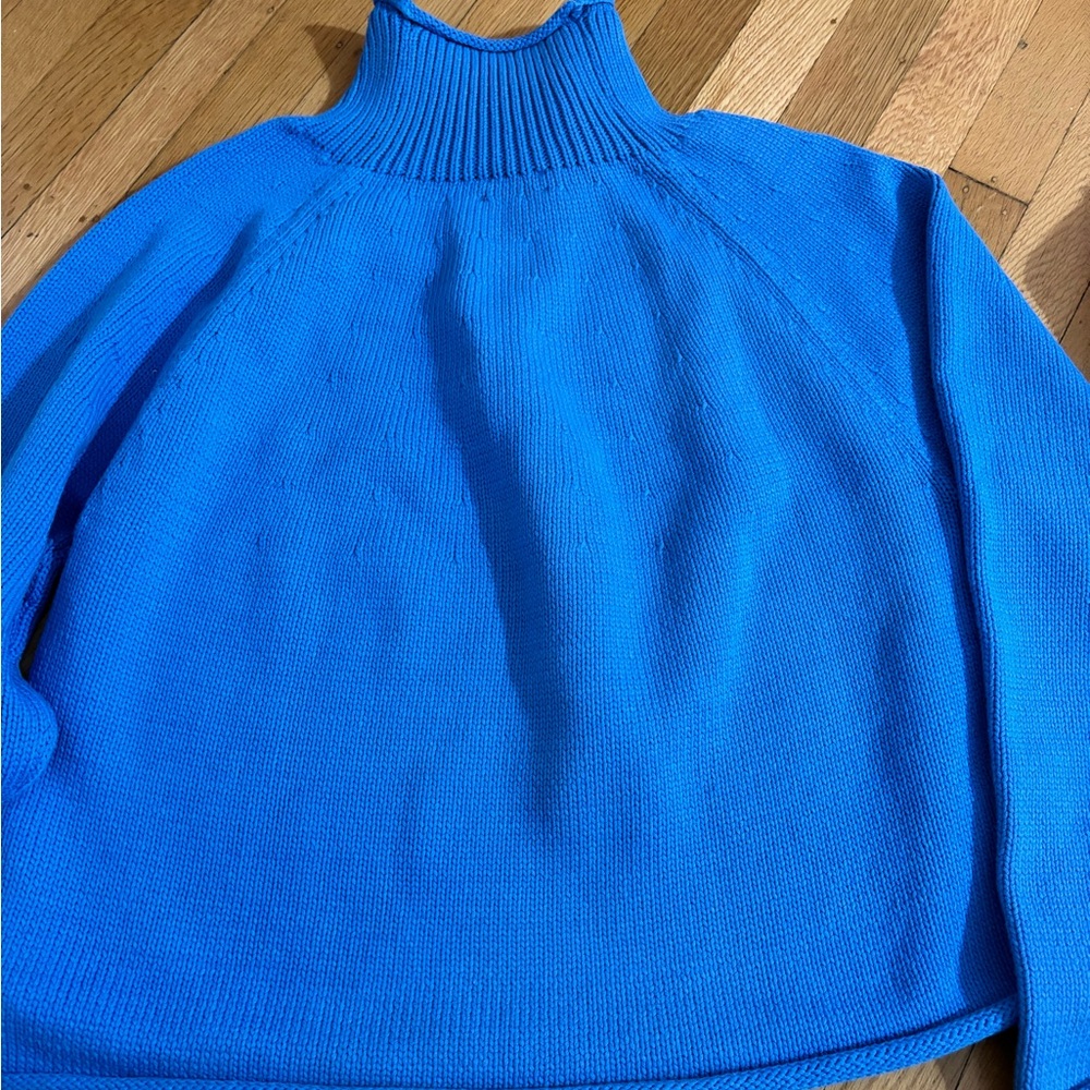 J.Cree blue mock neck sweater